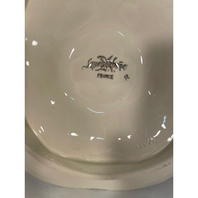 Ceramic 1920s French Majolica Sarreguemines Oyster Plate For Sale - Image 7 of 10