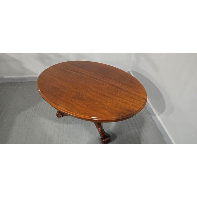 Victorian Oval Coffee Table, 1880 For Sale - Image 4 of 11