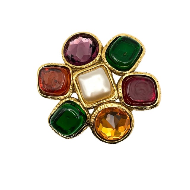 Vintage Brooch from Chanel, 1986 For Sale - Image 6 of 6
