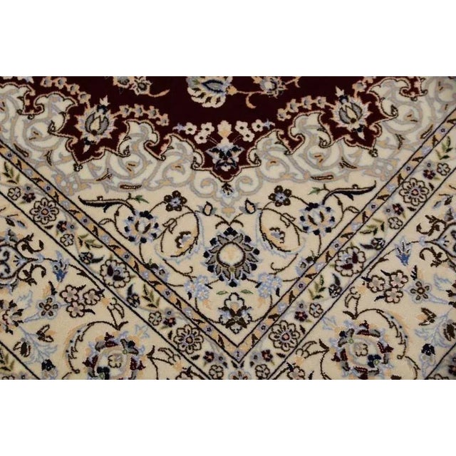 Middle Eastern Hand-Knotted Rug in Silk For Sale - Image 3 of 11