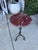 A round top of richly hued marble completes this versatile accent piece, bridging vintage and modern styles. Perfect table...