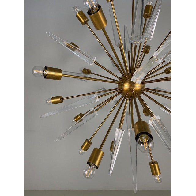 Metal Large Sputnik Chandelier, 1950s For Sale - Image 7 of 12