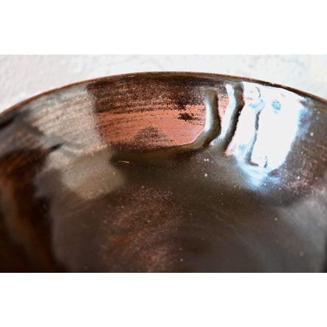 1970s Glazed Stoneware Bowl, Cluny, France, 1960s For Sale - Image 5 of 8
