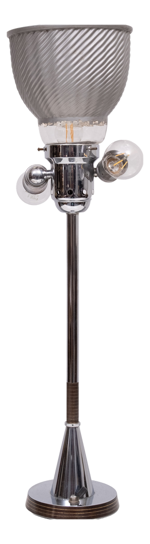 Art Deco Table Lamp in Brass and Copper from WMF Ikora, 1930