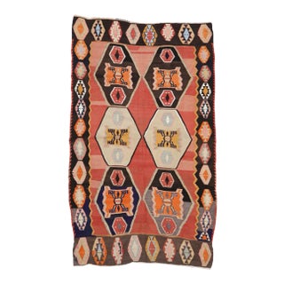 Mid 20th Century Vintage Turkish Kilim Rug For Sale