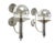 Mid-Century European Chrome Wall Sconces with Mirrored Globe Shades, 1960, Set of 2 For Sale - Image 15 of 15