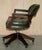 Vintage Chesterfield Captain's Chair in Bottle Green Tufted Leather For Sale - Image 16 of 18