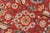 Elegant Agra Tabriz Pak-Persian Red/Blue Wool Rug - 9'3'' X 12'2'' For Sale - Image 4 of 9