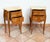 Antique Nightstands in Exotic Woods, France, 20th Century, Set of 2 For Sale - Image 4 of 5