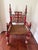 Two (2x) Multicolored antique wedding chairs likely from Afghanistan, but could be from Pakistan or India. A beautifully...