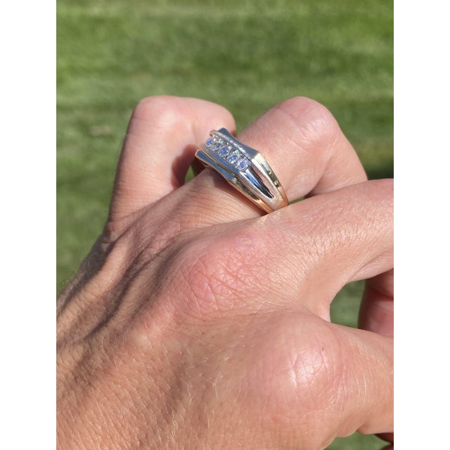 The 103rd Street: Gentleman's Two Tone Diamond Ring For Sale - Image 11 of 11