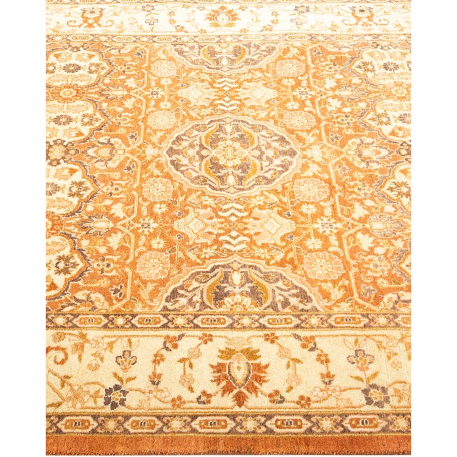 Solo Rugs Mogul, One-of-a-Kind Hand-Knotted Area Rug - Brown, 4' 0" x 6' 1" For Sale - Image 4 of 8