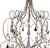 Huge Ebanista Custom Made Rock Crystal Chandelier.