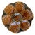 Majolica Oyster Plate by Sarreguemines, France, Circa 1950 – Brown Glazed Shell Design For Sale
