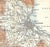 Circa 1900 fold out map of Palermo, Sicily, Italy from an Italian travel atlas. Combined shipping available, please inquire.