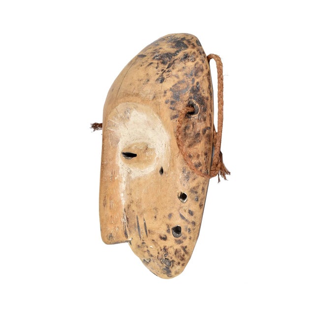 African Early 20th Century Lega Bwami Society Mask For Sale - Image 3 of 4
