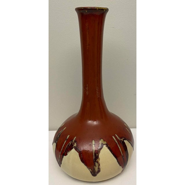 Southwest Native American Style Ceramic Flower Vase For Sale In Miami - Image 6 of 10