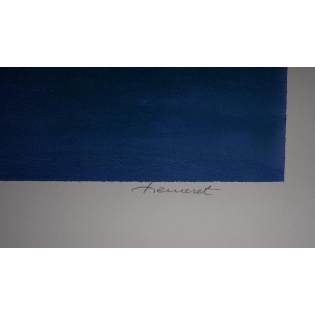 Modern Claude Hemeret, Multicolored Bouquet, Lithograph For Sale - Image 3 of 10