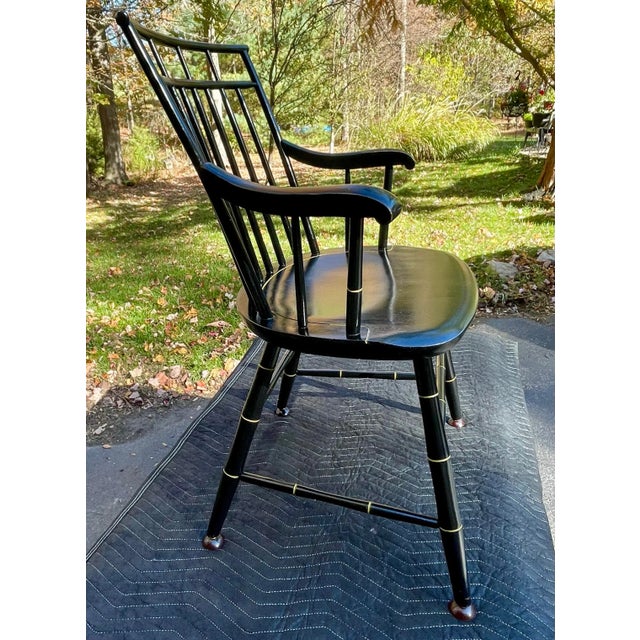 American Mid 20th Century Cohasset Colonials Birdcage Windsor Chair For Sale - Image 3 of 12