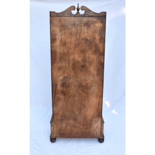 Chippendale Style Mahogany Bookcase With Cannonball Feet For Sale - Image 11 of 12