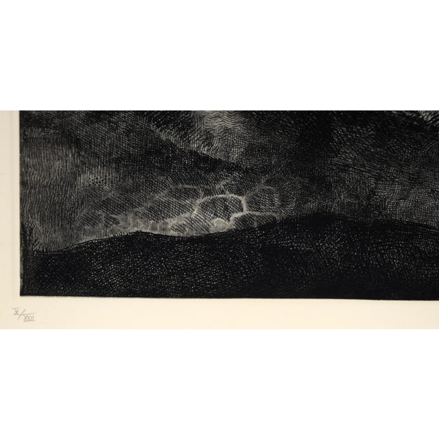 "Bajo El Volcan" Etching and Aquatint on Archival Paper, Limited Edition X/Xxii by Jorge Martínez García For Sale In Monterey, CA - Image 6 of 7
