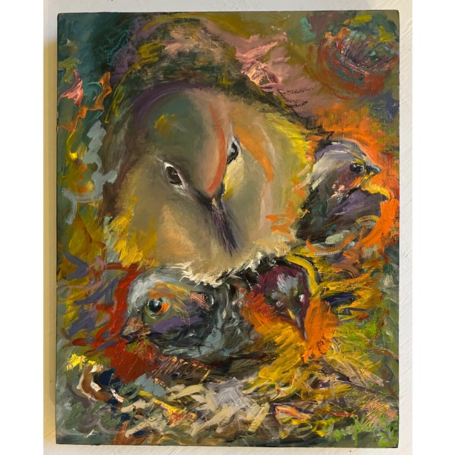 Blue "The Nest", Original Oil Paintings, Van Ness For Sale - Image 8 of 10