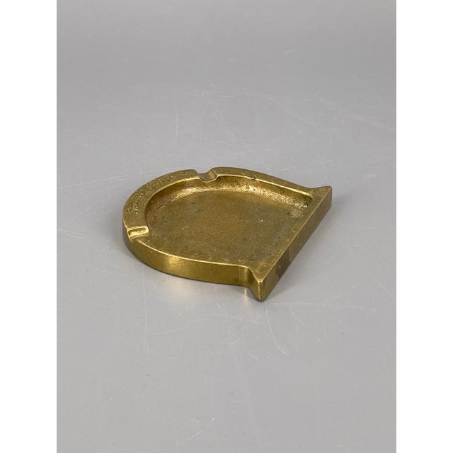 Metal Mid-Century Modern Brass Ashtray by Etienne Aigner, 1960s For Sale - Image 7 of 7