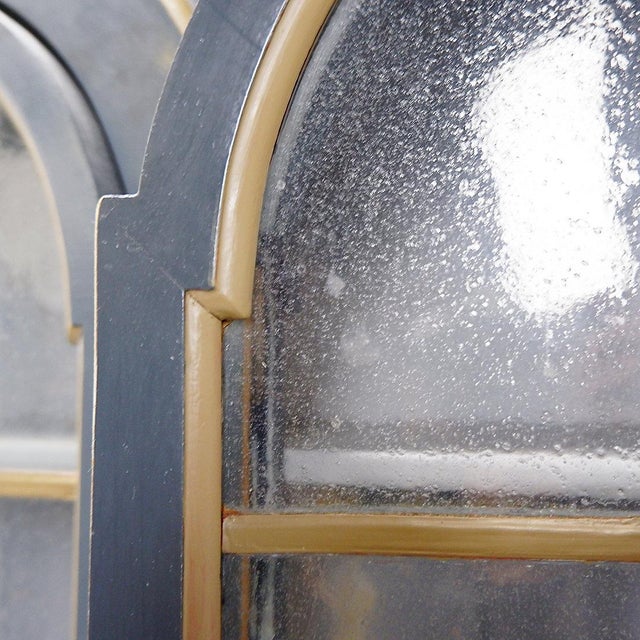 Vintage Chinese Cabinet in Lacquered Grey For Sale - Image 12 of 16