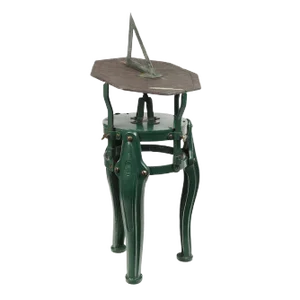 Cast Iron Table with Sundial Slate Engraved