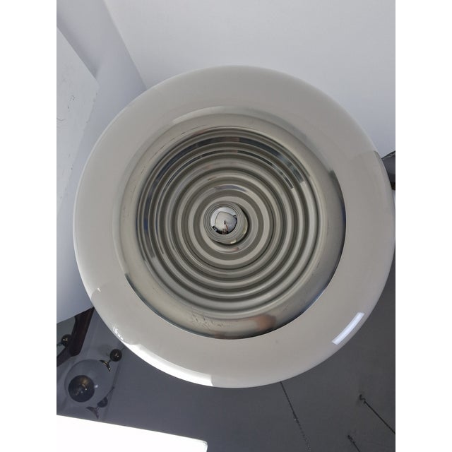 Mid-Century Modern Vintage Black and White Pendant Lamp by Achille and Pier Giacomo Castiglioni for Flos, 1960s For Sale - Image 3 of 8