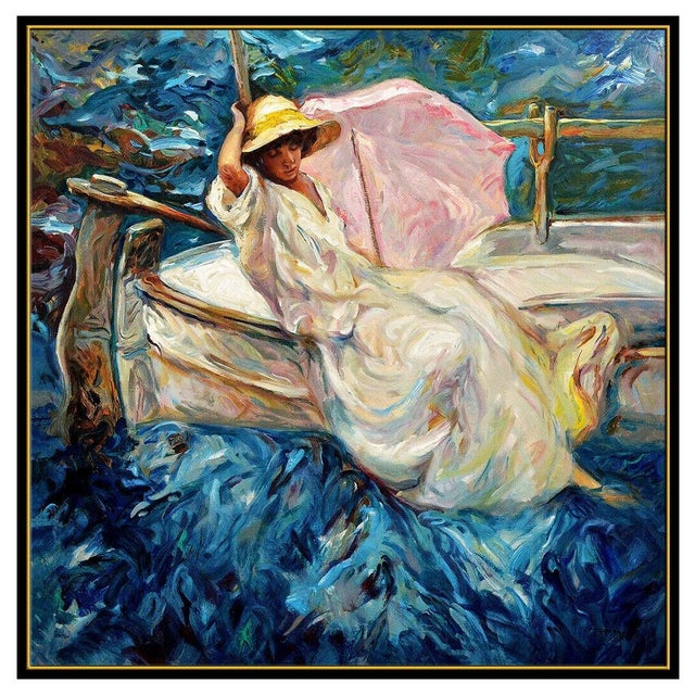 Post Impressionist Late 20th Century Calma, Jose Royo For Sale - Image 3 of 6