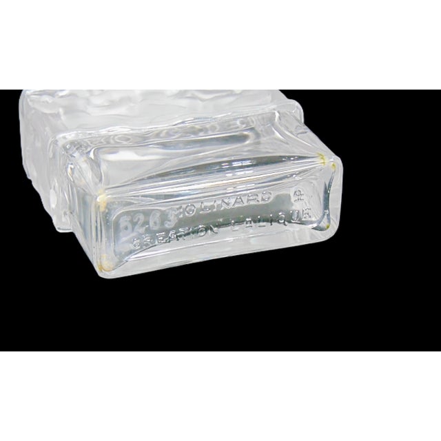 Glass Vintage Lalique Molinard De Molinard Nudes Perfume Bottle For Sale - Image 7 of 7