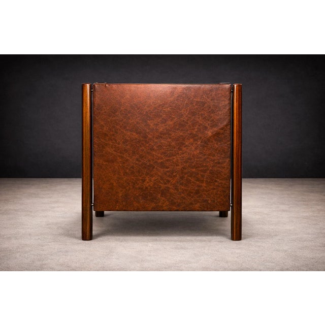Brown Side Cabinet With Drawer in Rosewood, Jorge Zalszupin, C. 1960s For Sale - Image 8 of 12