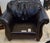 Oversized Club Furniture "Devonshire" Low-Profile Chocolate Leather Lounge Chair For Sale In Dallas - Image 6 of 7
