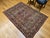 19th Century Persian Kerman Lavar Rug, Hand-Knotted Wool & Silk, Floral Pattern, Gold & Red, 4x6 For Sale - Image 15 of 16