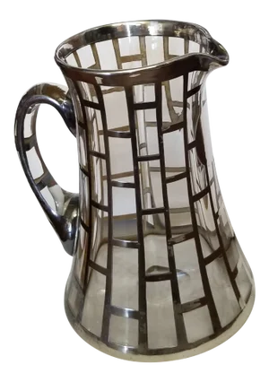 Vintage Silver Overlay Margarita Pitcher