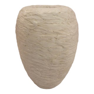 Large Plaster Vase For Sale
