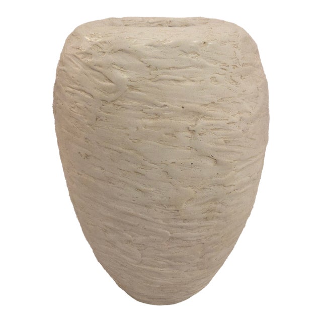 Large Plaster Vase For Sale
