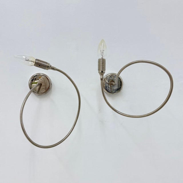 Minimalismo Wall Lamps from Catellani & Smith, 1990s, Set of 2 For Sale - Image 9 of 17