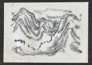 Stanley Lewis, "The Mountain Pass" from Wanderers Illustrations 112/225, 1964