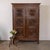 Incredible carved wood cabinet by Charles Dudouyt from France, 1940s. Beautiful carved wood circle and square detail on...