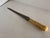 19th Century Hand-Carved Bone Alligator Handled Culinary Carving Set with a cutting knife, fork, and sharpener. This...
