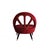 Red Scarlet Armchairs by Ottiu, Set of 2 For Sale - Image 8 of 9