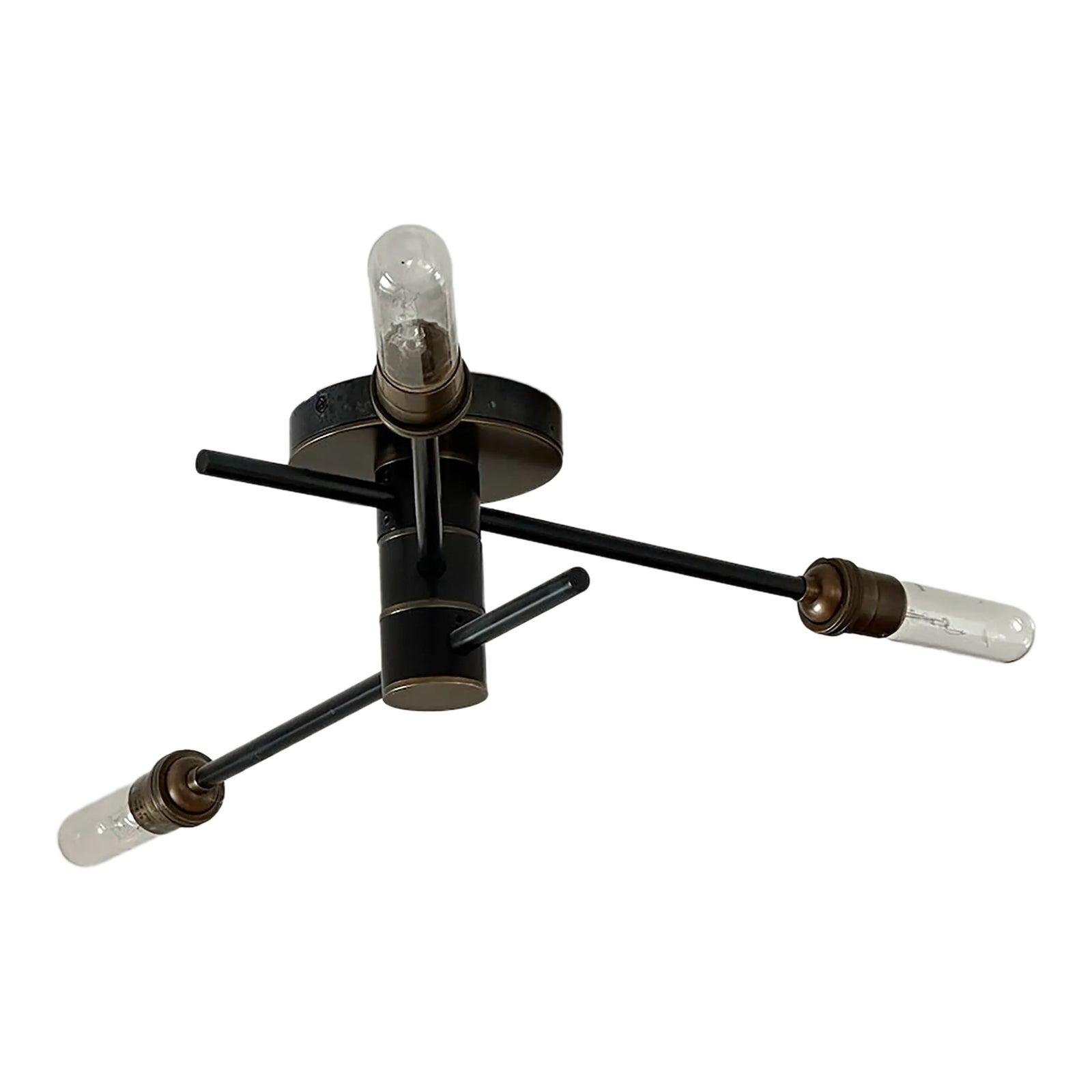 Restoration Hardware Kinetic Flush Mount | Chairish