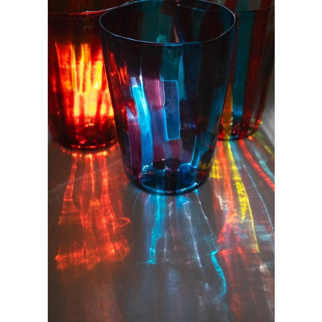 Murano Glass Tequila Cups by Angelo Ballarin for Ribes Studio, 2004, Set of 6 For Sale - Image 9 of 18