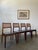 Wood Mid Century Walnut and Cane Dining Set For Sale - Image 7 of 16