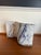 Contemporary Studio Pottery Hanukkah Menorah in White & Cobalt Glaze For Sale In New York - Image 6 of 9
