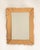 19th Century France Art Deco Tan Wood Mirror For Sale - Image 4 of 8