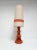 This ceramic ‘fat lava’ floor lamp in orange tones is a design by Hustadt Leuchten and dates from the 1970s. The lamp is...