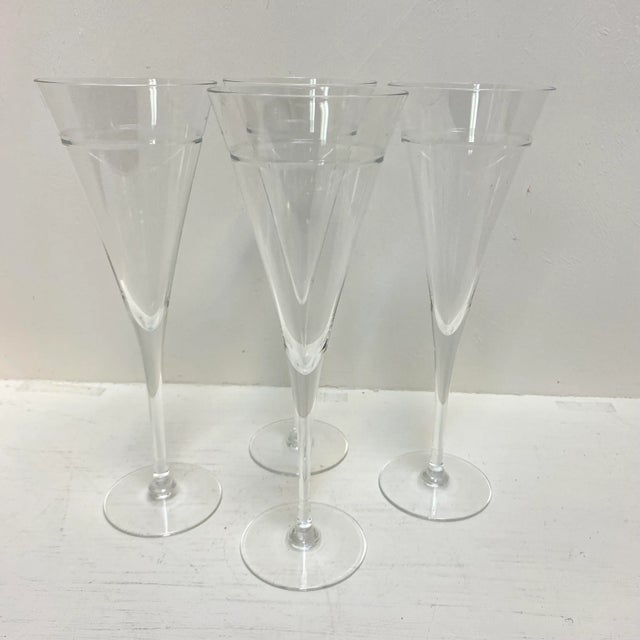 Calloway Champagne Flutes - Set of 4 For Sale In Sacramento - Image 6 of 9